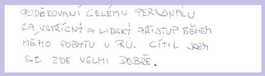 Děkovný dopis