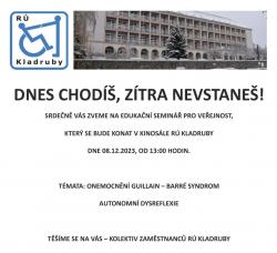 DNES CHODÍŠ, ZÍTRA NEVSTANEŠ!